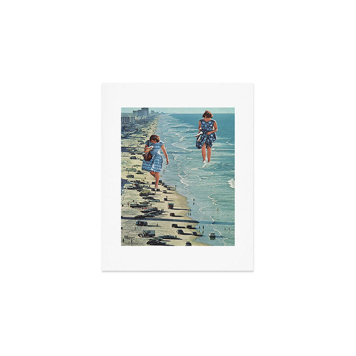 Walk on the Beach Art Print Gallery Image 1