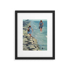Walk on the Beach Framed Art Print Gallery Image 5