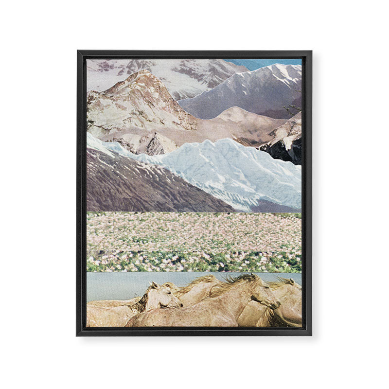 Washes Framed Canvas Print Gallery Image 6