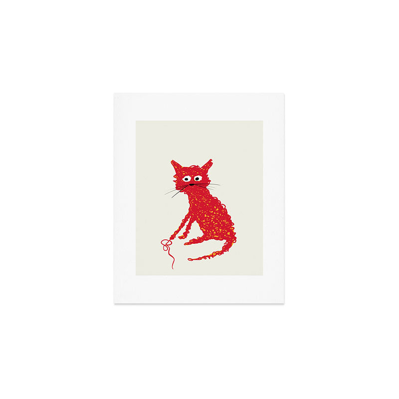 Alfred cat Art Print Gallery Image 1