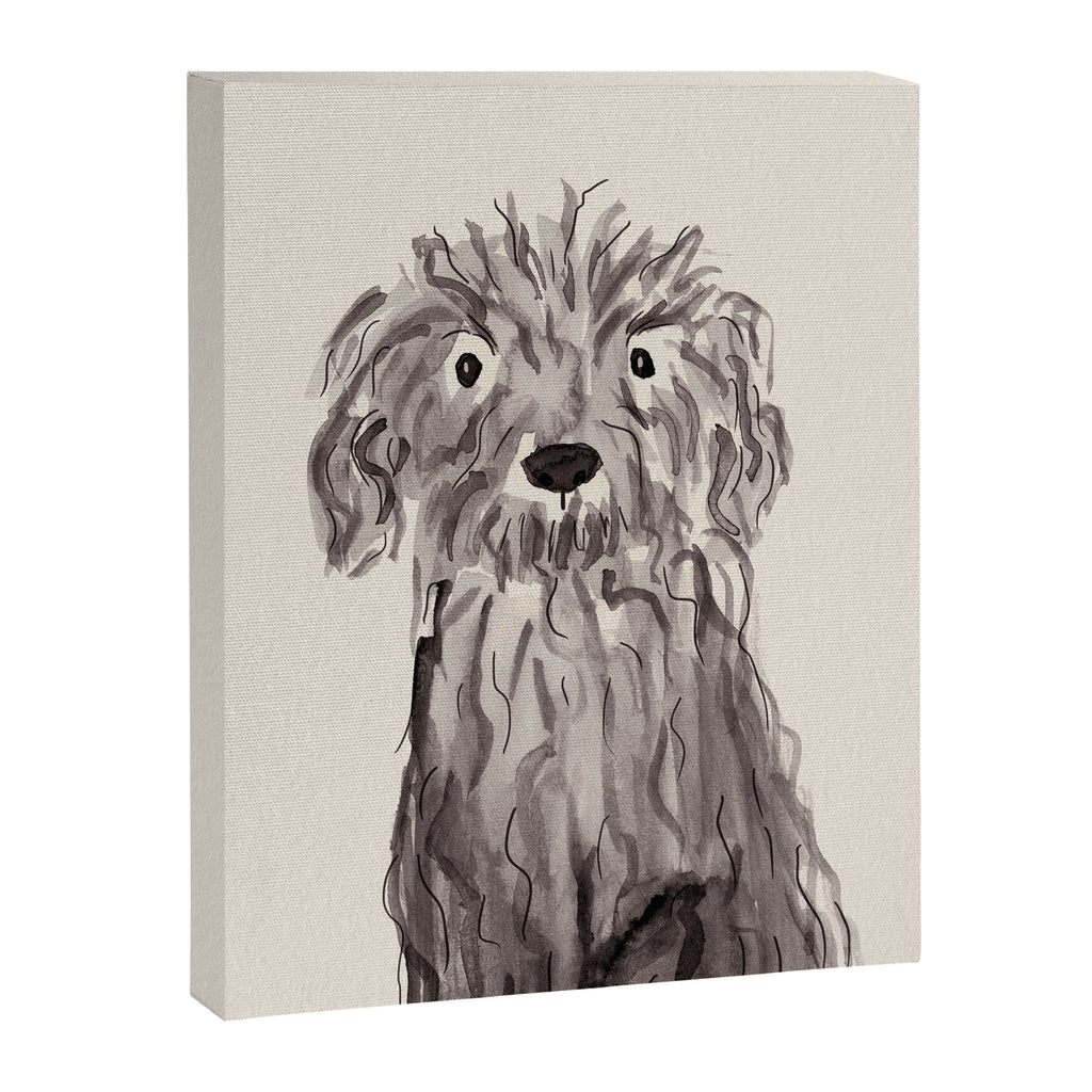 Another oodle dog watercolor painting  Canvas Print Gallery Image 8