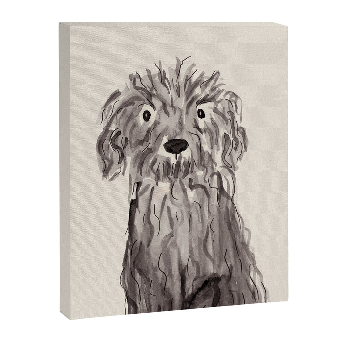 Another oodle dog watercolor painting  Canvas Print Gallery Image 1