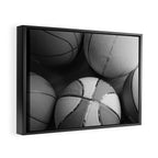 Basketball Framed Canvas Print Gallery Image 2