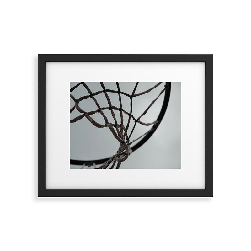 Basketball hoop Framed Art Print Gallery Image 5