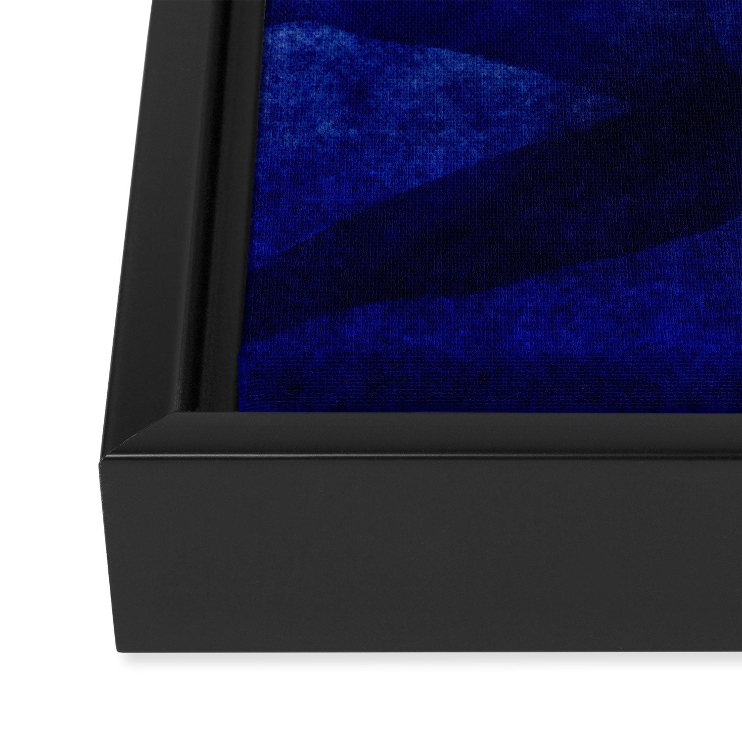 Blue hills abstract Framed Canvas Print Gallery Image 3