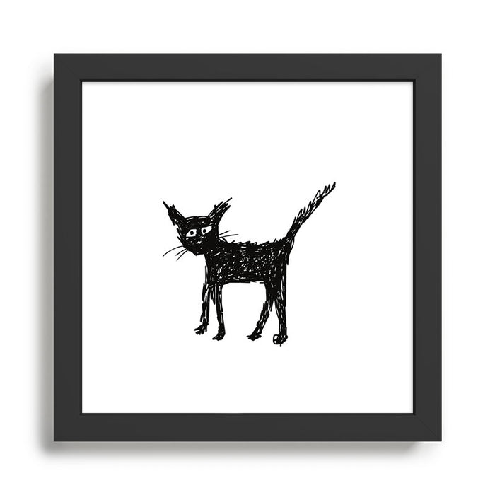 Cat Framed Art Print Gallery Image 1