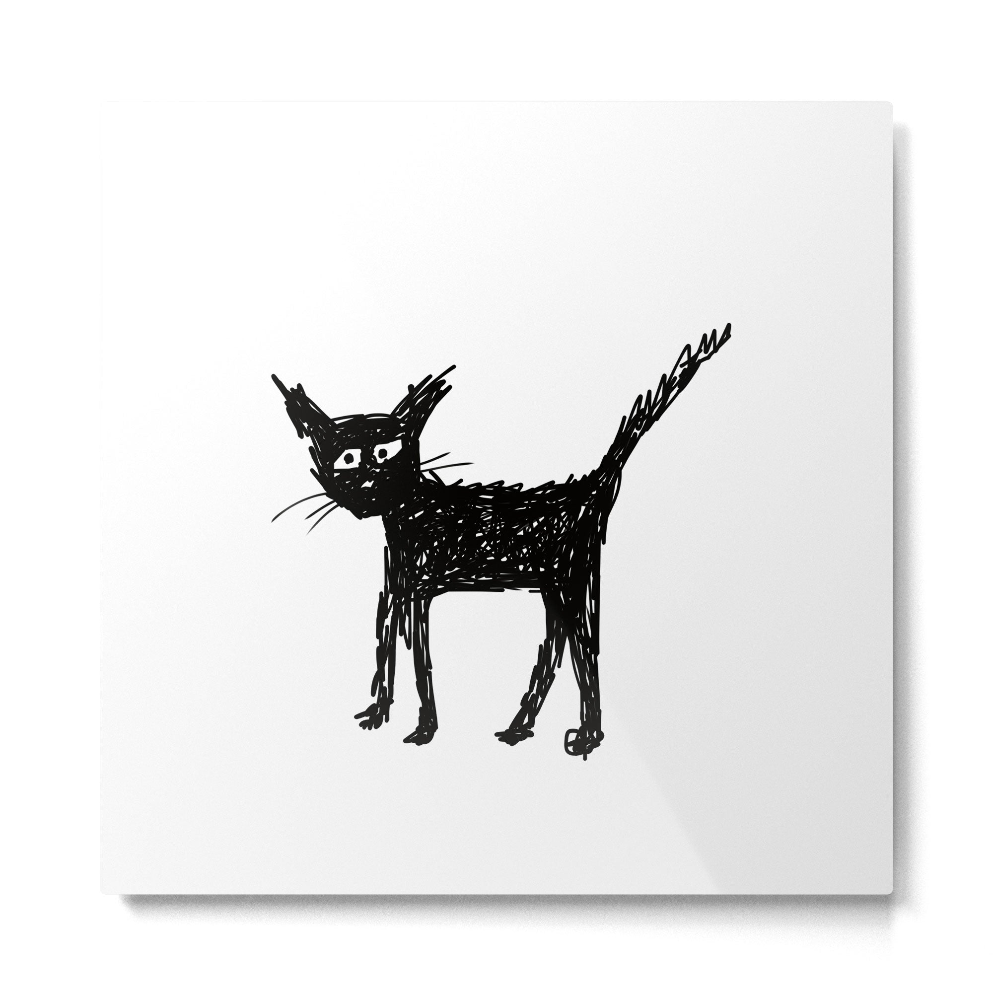 Cat Metal Print Gallery Image 2