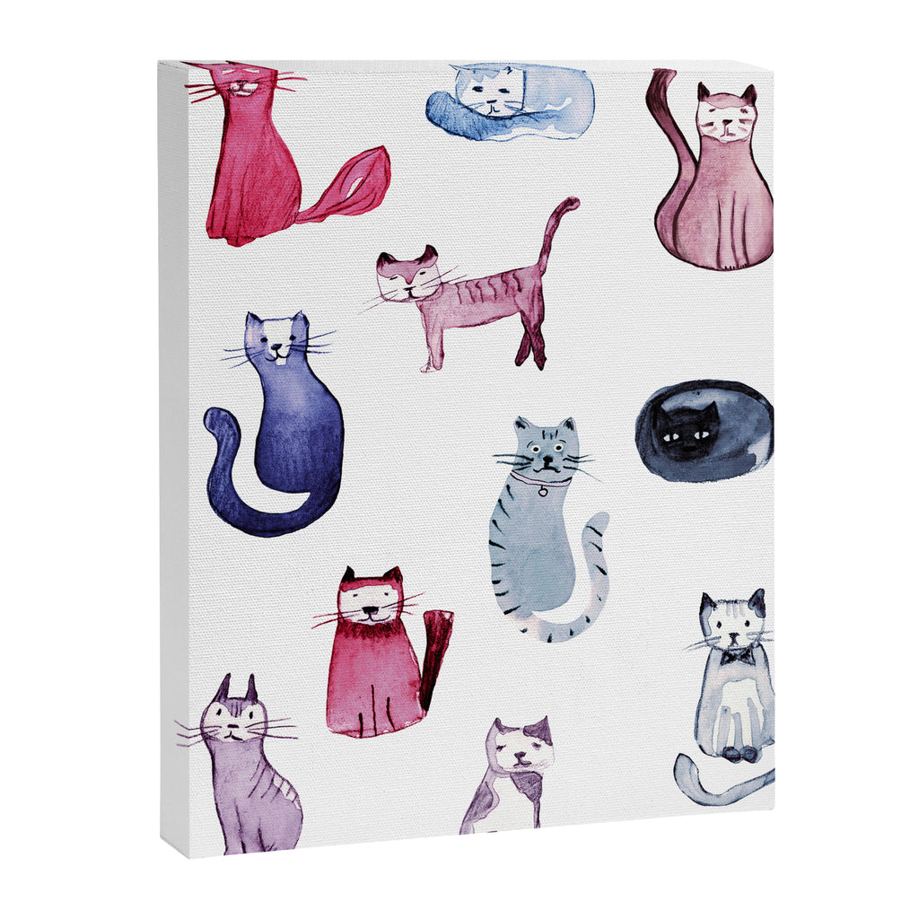 Cats in ink Canvas Print Gallery Image 8
