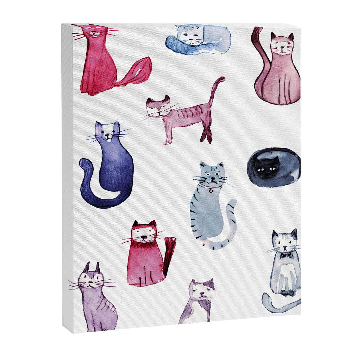 Cats in ink Canvas Print Gallery Image 8