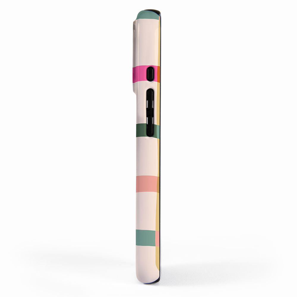 Colourful window pane checked pattern iPhone Case Gallery Image 2