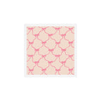 Coquette style ribbons and bows pattern in pink Art Print Gallery Image 1
