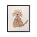 Doggy day cream version Framed Canvas Print Gallery Image 8