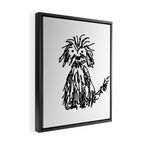 Doggy day Framed Canvas Print Gallery Image 2
