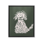 Doggy day light version Framed Canvas Print Gallery Image 8