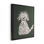 Doggy day light version Framed Canvas Print Gallery Image 2