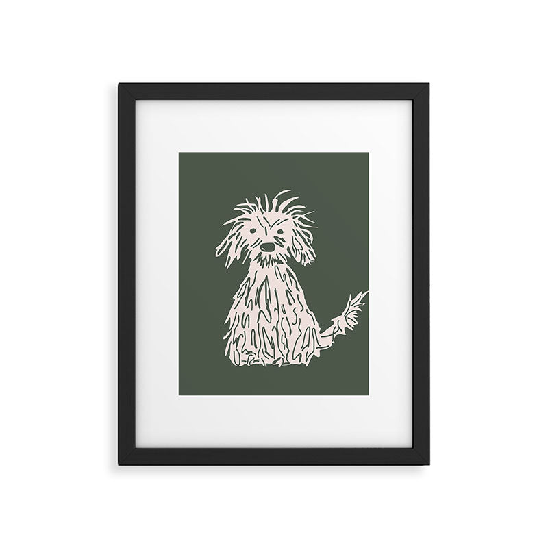 Doggy day light version Framed Art Print Gallery Image 6