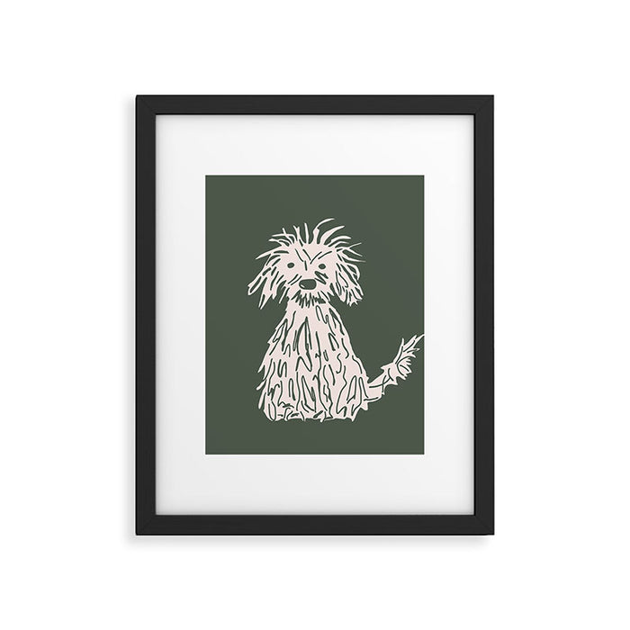 Doggy day light version Framed Art Print Gallery Image 1