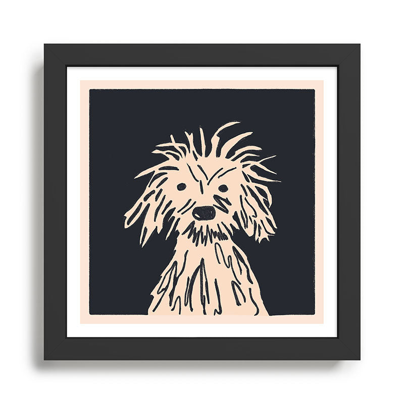 Doggy day up close Framed Art Print Gallery Image 1