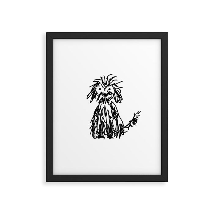 Doggy day Framed Art Print Gallery Image 1