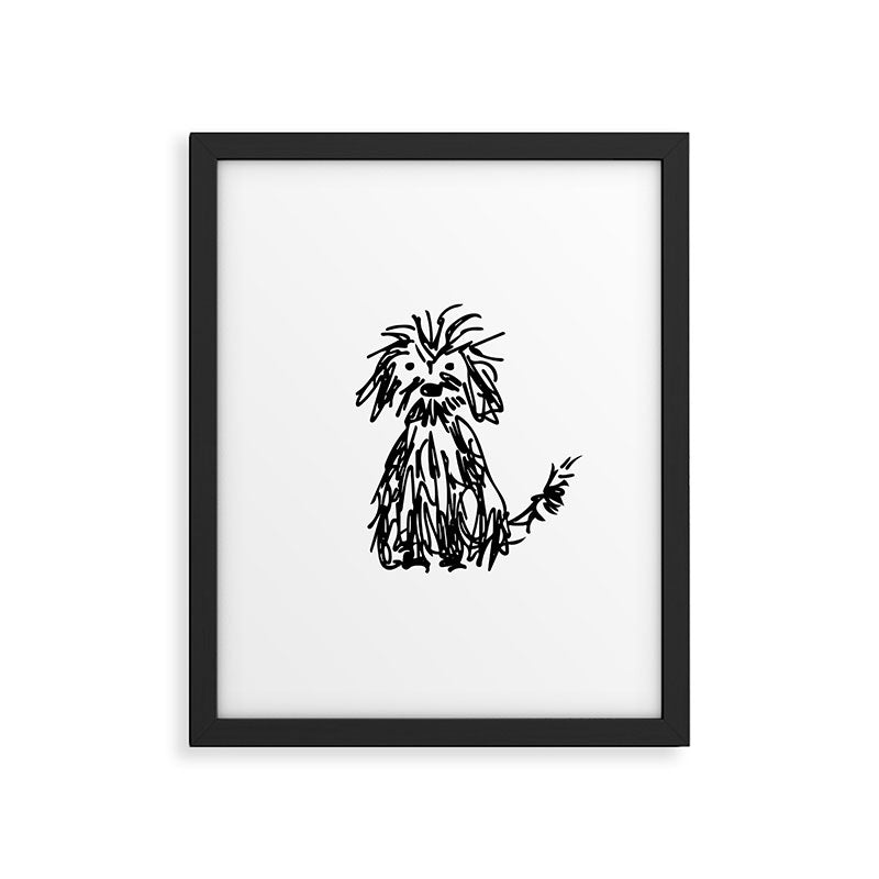 Doggy day Framed Art Print Gallery Image 4