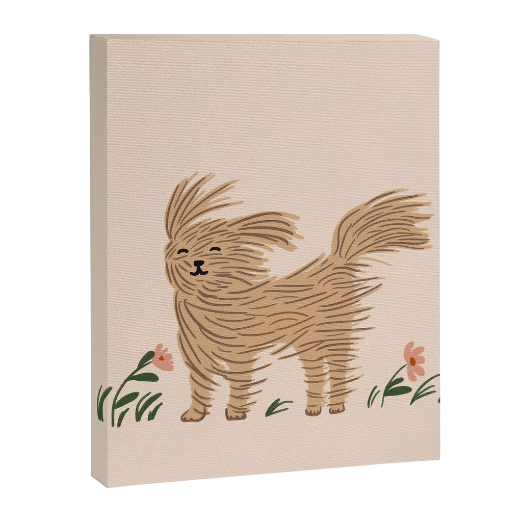 Easy breezy wind day dog Canvas Print Gallery Image 6