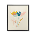 Flowers yay Framed Canvas Print Gallery Image 6