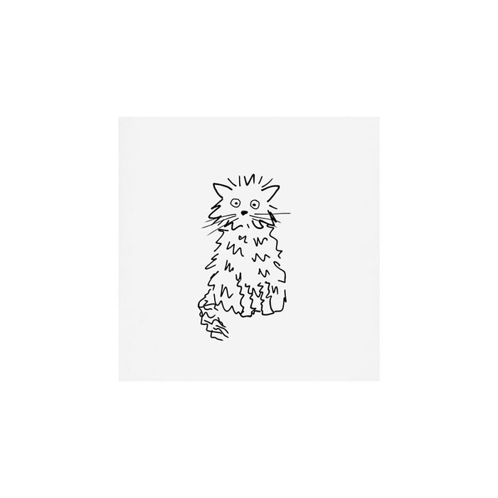 Fluffy cat Art Print Gallery Image 1