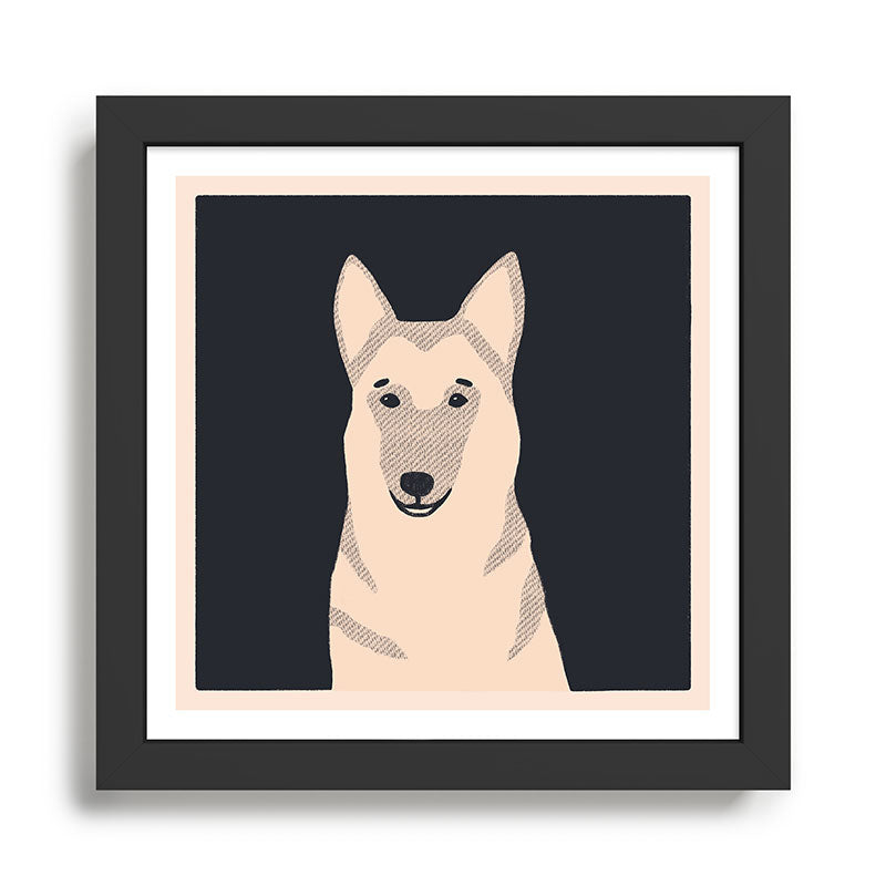 German Shepherd dog Framed Art Print Gallery Image 1