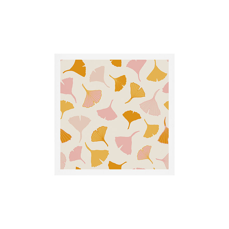 Ginko leaf pattern 2 Art Print Gallery Image 1