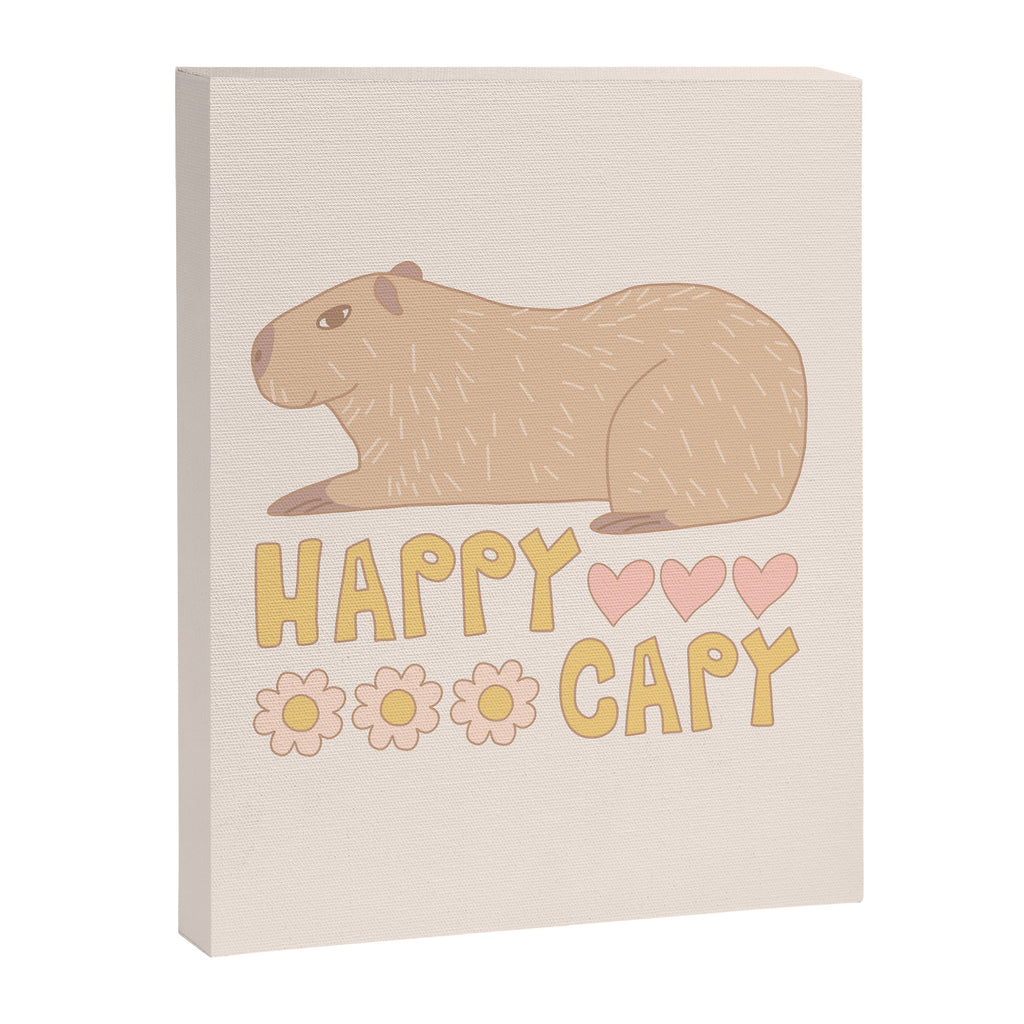 Happy capybara Canvas Print Gallery Image 6