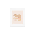Happy capybara Art Print Gallery Image 1