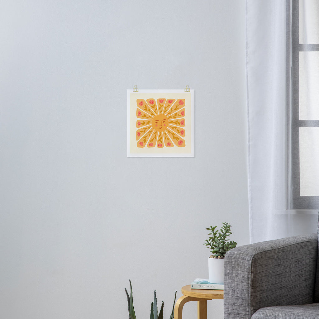 Happy sun Art Print Gallery Image 3