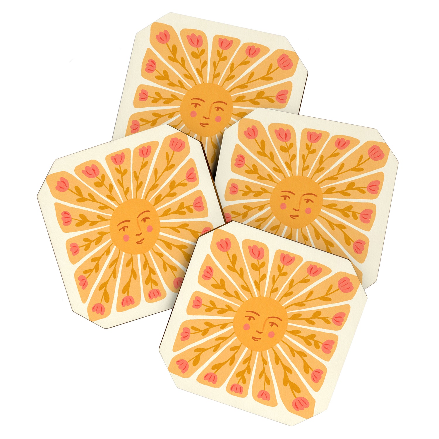 Happy sun Coaster Gallery Image 1
