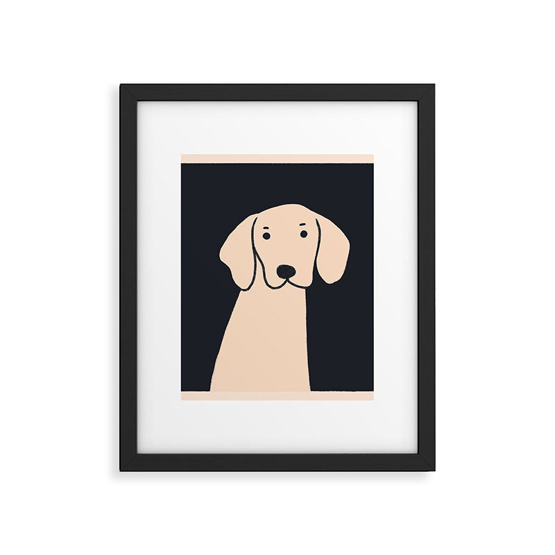 Hello dog Framed Art Print Gallery Image 6