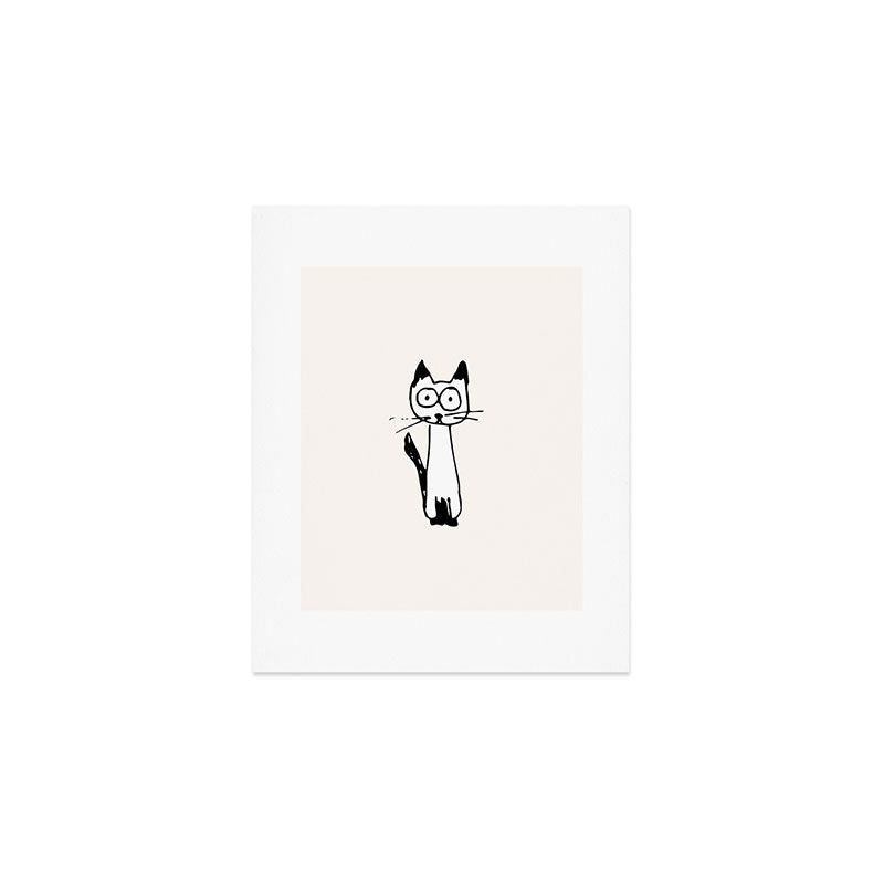 Hey it's a cat! Art Print Gallery Image 1