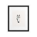 Hey it's a cat! Framed Art Print Gallery Image 6