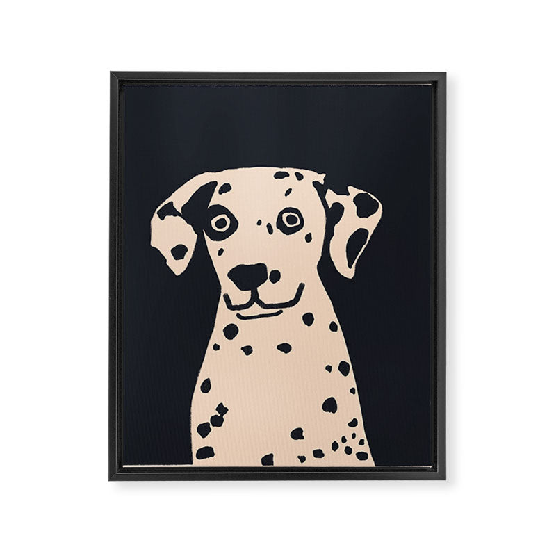 Hey spotty dog Framed Canvas Print Gallery Image 8