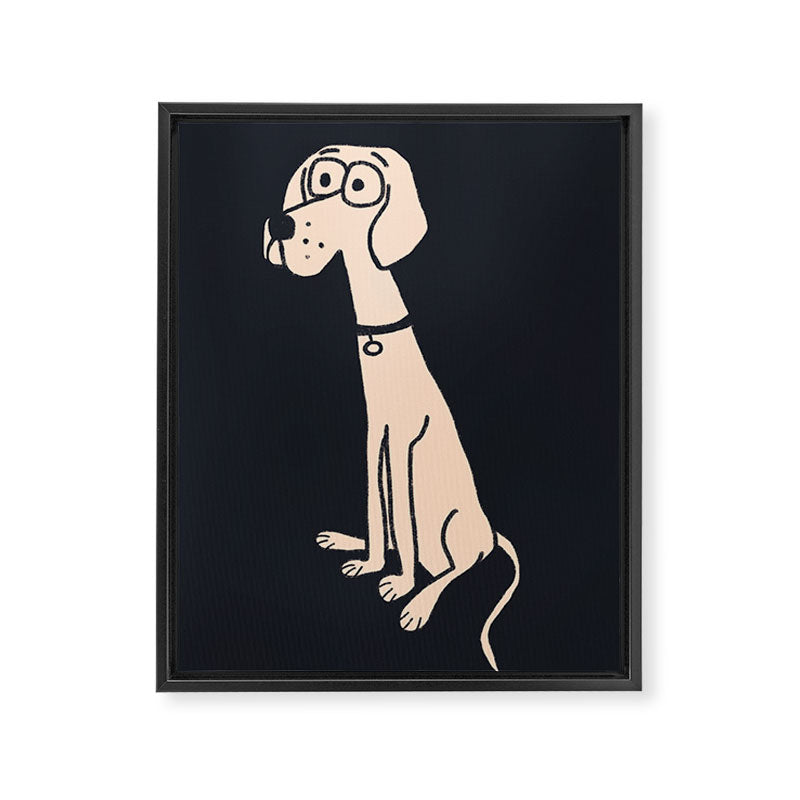 Hound dog  Framed Canvas Print Gallery Image 8
