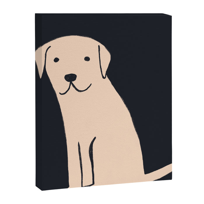 Labrador dog love Canvas Print Gallery Image 1