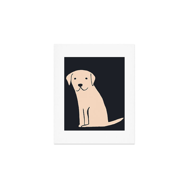 Labrador dog love Art Print Gallery Image 1