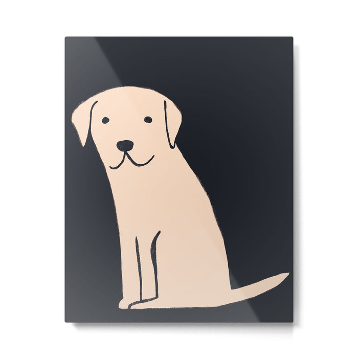 Labrador dog love Metal Print Gallery Image 1