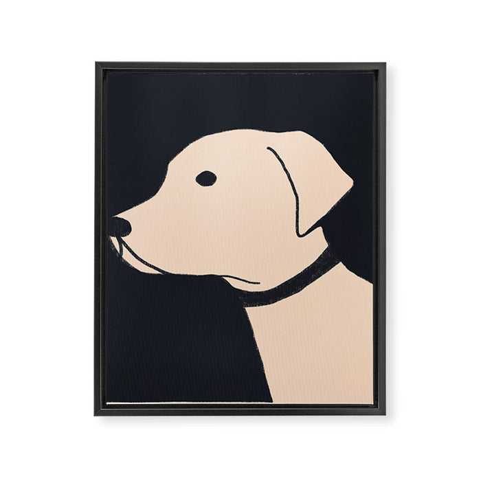 Labrador retriever dog Framed Canvas Print Gallery Image 1