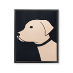 Labrador retriever dog Framed Canvas Print Gallery Image 8