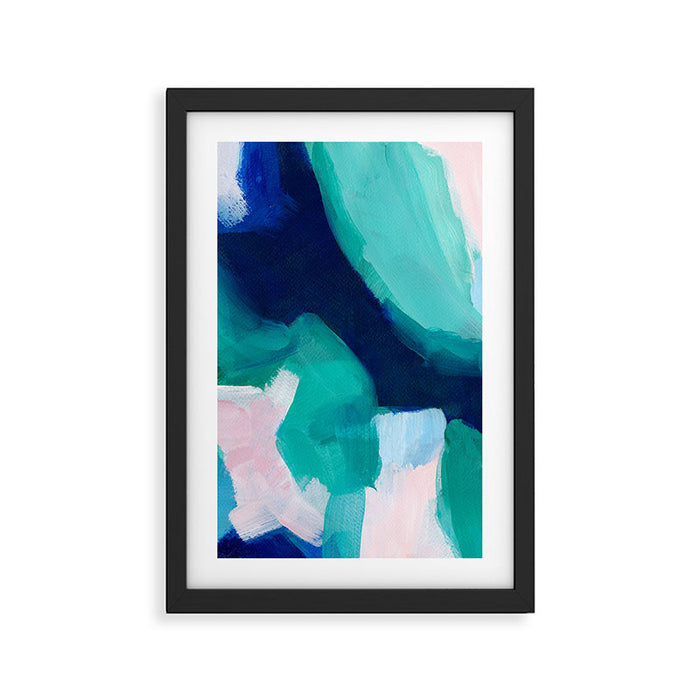 Lakeside abstract Framed Art Print Gallery Image 1