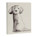 Little pup watercolor dog painting  Canvas Print Gallery Image 8