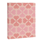Lucky in love heart clover pattern red and pink Canvas Print Gallery Image 8
