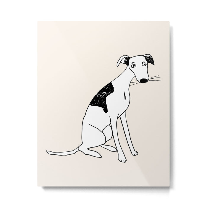 Lulu the dog Metal Print Gallery Image 1