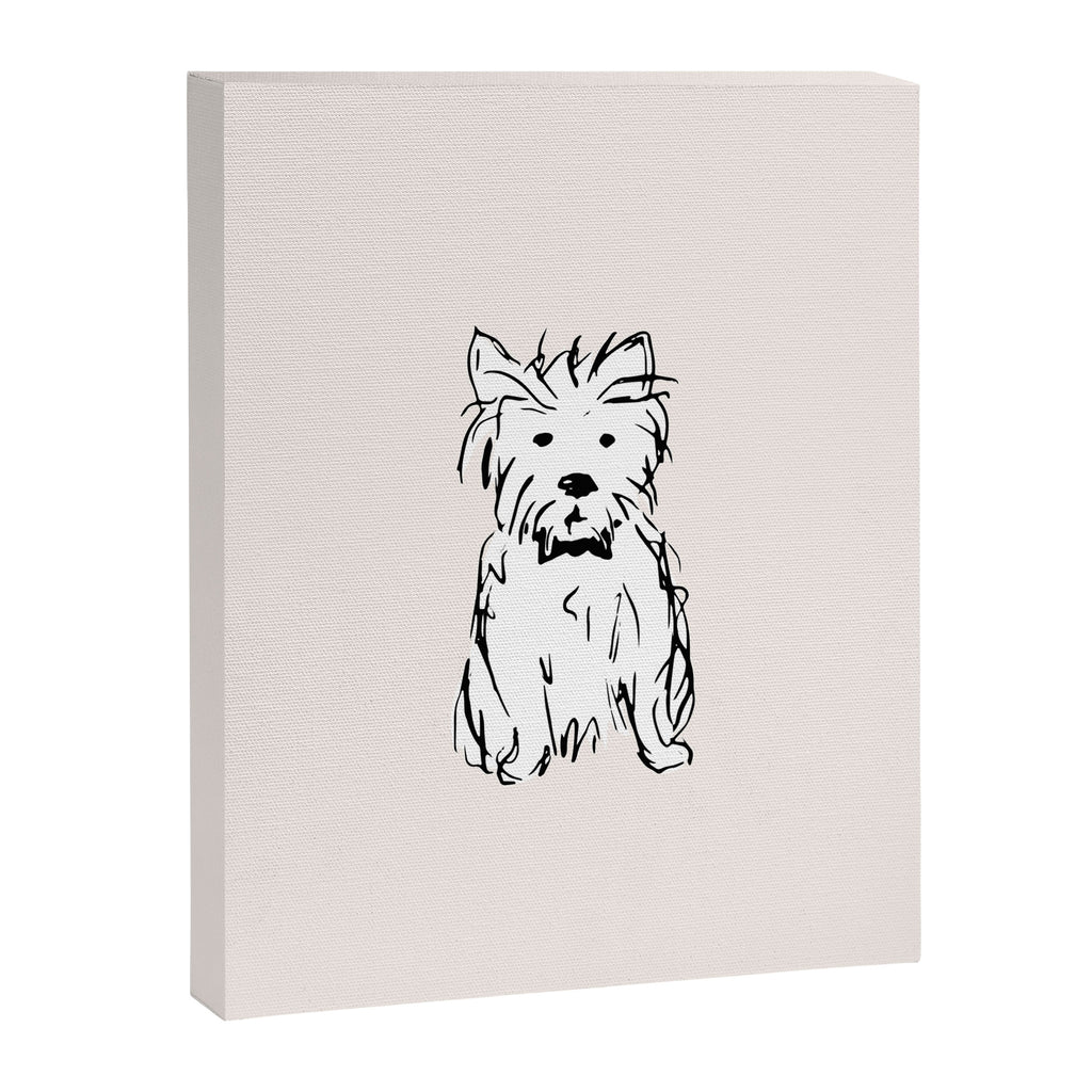 Milo the dog Canvas Print Gallery Image 8