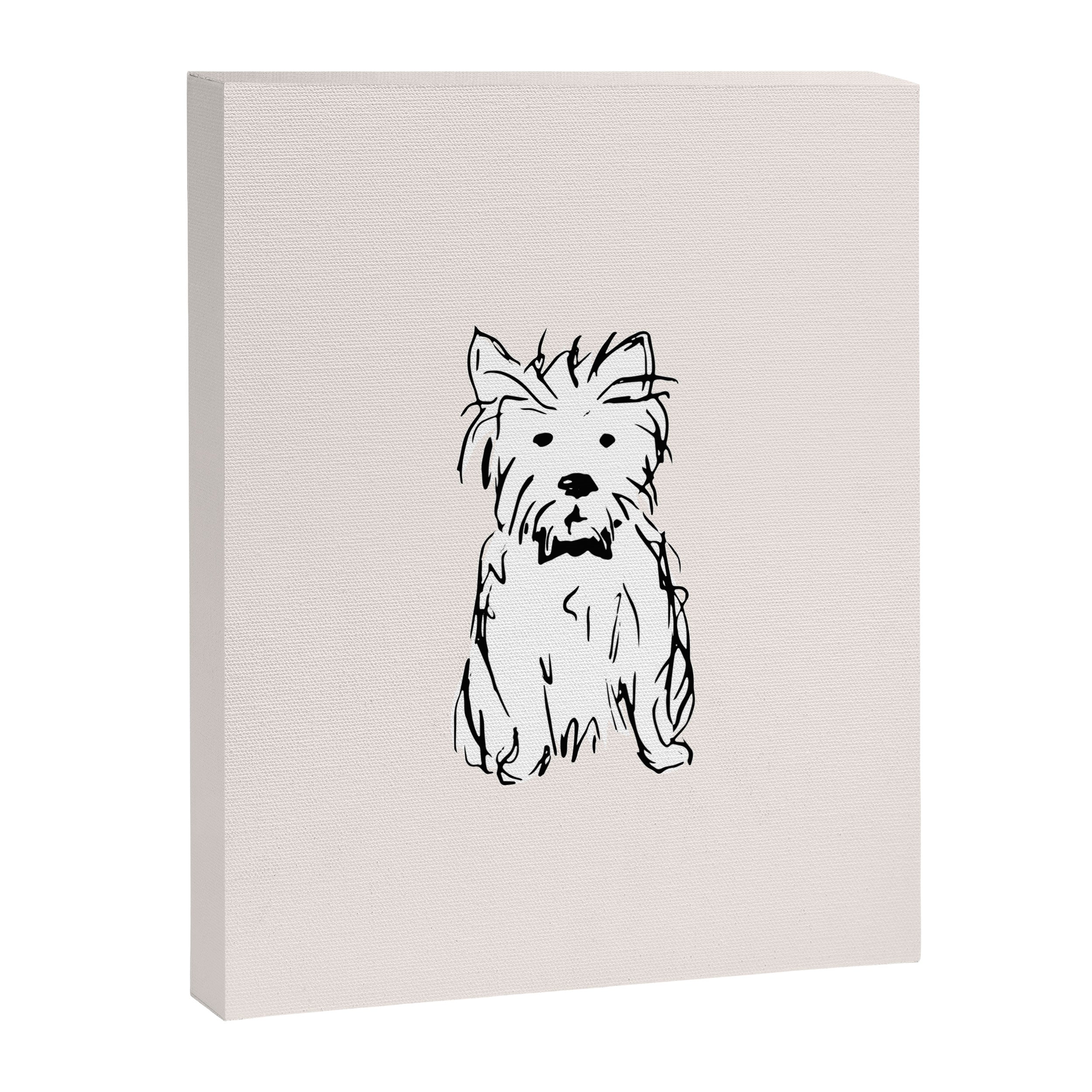 Milo the dog Canvas Print Gallery Image 8