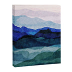 Misty morning blue hills abstract Canvas Print Gallery Image 6